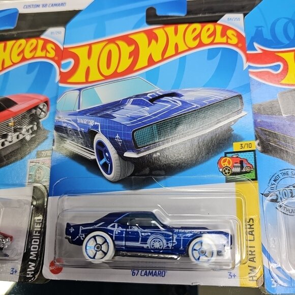 Five Hot Wheels Diecast 1967 1968 1969 Chevrolet Camaro Gen 1 Car Collection - Picture 6 of 13